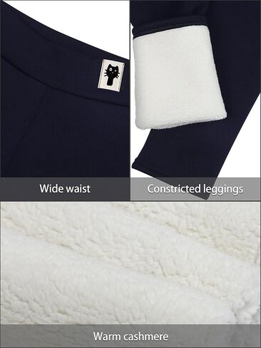 URATOT 3 Pack 280g Fleece Lined Legging Winter Warm Leggings Women High Waisted Stretchy Thick Cashmere Slim Thermal Pants in Saudi Arabia