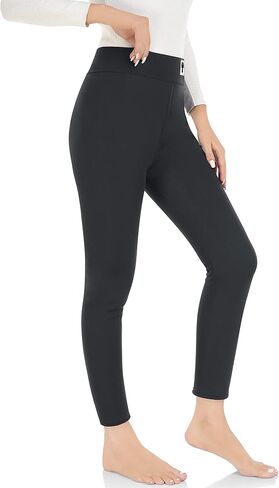 URATOT 3 Pack 280g Fleece Lined Legging Winter Warm Leggings Women High Waisted Stretchy Thick Cashmere Slim Thermal Pants in Saudi Arabia