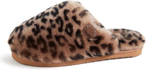 Fireside by Dearfoams Women's Shelly Beach All Over Genuine Shearling Easy on/Off Scuff in Saudi Arabia