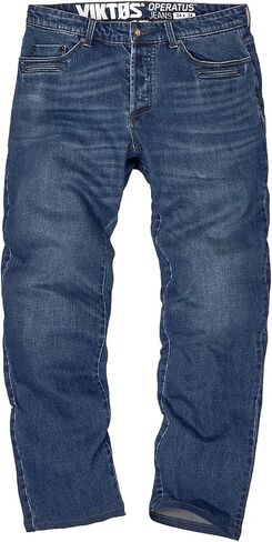VIKTOS Men's Operatus XP Tactical Casual Durable Stretch Double Zip EDC Denim Jeans with Multi Pockets in Kuwait