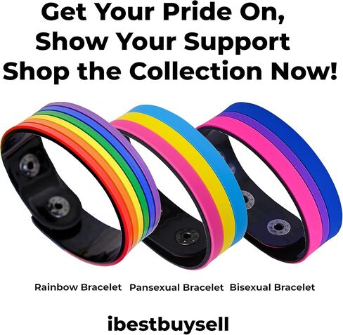 Pansexual Pride bracelet silicone - Flag Rubber Stuff Help you to express yourself be proud of who are and support friends family Pink in Saudi Arabia