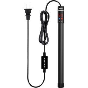 POPETPOP Submersible Water Heater 400W Submersible Aquarium Heater Titanium Heating Rod with and LED Digital Display in Saudi Arabia
