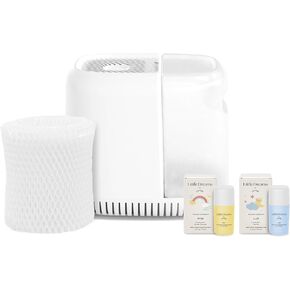 مرطب الحضانة كانوبي، مرطب الحضانة الأبيض، وقت التشغيل 36 ساعة، خزان سعة 2.5 لتر - ينتج رطوبة نظيفة ومرشحة لترطيب حضانة الأطفال. يشتمل على سلكين طاقة ومحول من الروائح in Kuwait