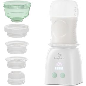 BabyBond Portable Bottle Warmer, Baby Bottle Warmer for Travel Compatible with Most Bottles Rechargeable Travel Bottle Warmer Cordless for Baby Milk Breastmilk with Precise Temperature Control (Green) in Kuwait