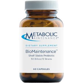 Metabolic Maintenance BioMaintenance 50 Billion CFU Probiotic Capsules - Lactobacillus + Bifidobacterium Shelf Stable Probiotic (60 Capsules) in Kuwait
