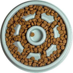 Slow Feeder Dog Bowls | Versatile Dog Bowls for Large and Small Breed | Durable Dog Food Bowls for Puppies | Slip-Resistant Dog Bowl Slow Feeder for Better Digestion | Dog Slow Feeder Bowl by Haloka in Saudi Arabia