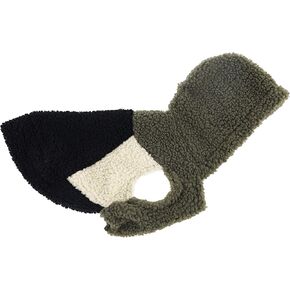 Fitwarm Vest Sherpa Dog Hoodie, Dog Clothes for Small Dogs Boy Girl, Pet Winter Sweater, Cat Apparel, Green, Black, X-Small in Saudi Arabia
