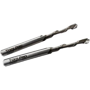 ToolPro 3/16 بوصة. لقمة قطع الحوائط الجافة الحلزونية التجريبية - لقمة بسحاب دوارة لمصابيح العلب وصناديق المنافذ والتركيبات (عبوة من قطعتين) in Kuwait