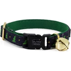 Ultra Joys Cat Collar with Bells - Breakaway for Cats, Boy & Girl Cat Collars Kitten Collar with Bell - Break Away Collar for Cats - Breakaway Cat Collar Birthday Small