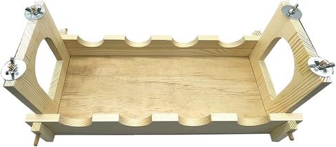 Acsist Suspension Chinchilla Bridge Rat Wooden Hanging Playing Platform Toy Hedgehogs Cage Accessories for Sugar Gliders Rats in Kuwait