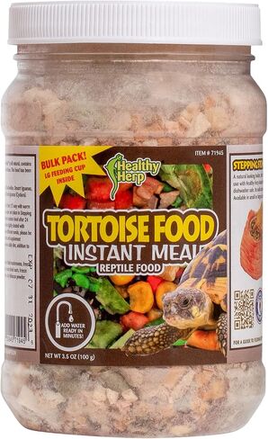Tortoise Food Instant Meal 7 x 0.21-Ounce (6.0 Grams) Cups in Saudi Arabia