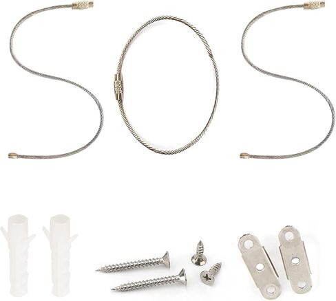 مثبتات أثاث Eontab Kiddies لتأمين الأثاث بوزن 400 رطل على الحائط لمنع السقوط، قفل الخزانة، أشرطة مضادة للزلازل من أجل سلامة الأطفال (10 عبوات) in Kuwait