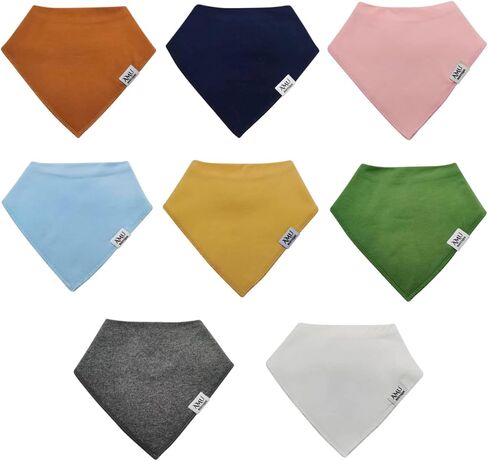 AMUBOUTIQUE مرايل لعاب الأطفال من القطن العادي فائق النعومة in Kuwait