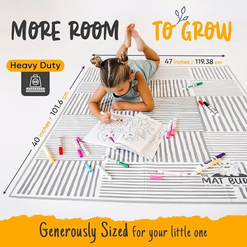 Disposable Place Mats with 4-Sided Adhesive, 30 Count - 100% Waterproof, Non-Toxic - Baby Led Weaning & Restaurant Supplies, 18"x12" in Saudi Arabia