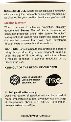 JARROW FORMULAS Jarro-Dophilus EPS Vegetarian Capsules, 120 CT in Saudi Arabia