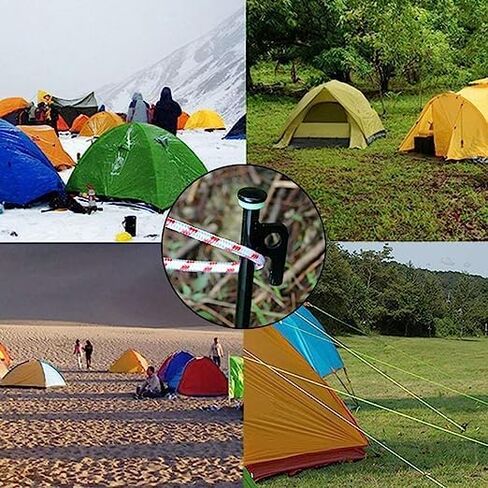 اوتاد خيمة من باوز مقاس 15.7 انش من الستيل المعدني شديد التحمل، اوتاد خيمة التخييم غير قابلة للكسر وغير مرنة لرحلات الخيام في الهواء الطلق ومظلة القنب الكبيرة الصلبة الارضية الصخرية in Kuwait