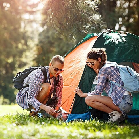 اوتاد خيمة من باوز مقاس 15.7 انش من الستيل المعدني شديد التحمل، اوتاد خيمة التخييم غير قابلة للكسر وغير مرنة لرحلات الخيام في الهواء الطلق ومظلة القنب الكبيرة الصلبة الارضية الصخرية in Kuwait