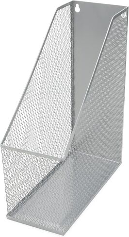 YBM HOME Mesh Steel Deluxe Magazine Rack, Extra Wide Magazine File Holder (1, Black) in Kuwait