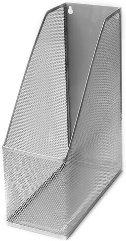 YBM HOME Mesh Steel Deluxe Magazine Rack, Extra Wide Magazine File Holder (1, Black) in Kuwait