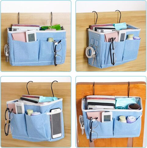 حقيبة تخزين بجانب السرير من cnmg، معلقة بجانب السرير، معلقة للسرير، وغرف النوم الجامعية، وأسرّة المستشفيات، والألواح الأمامية بطابقين in Kuwait