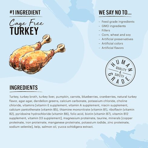 The Honest Kitchen Câté™ طعام رطب للقطط خالي من الحبوب باللحم البقري والدجاج، 5.5 أونصة (عبوة من 12 قطعة) in Kuwait