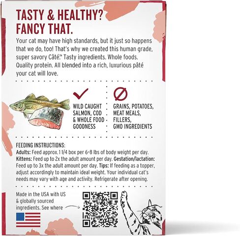 The Honest Kitchen Câté™ طعام رطب للقطط خالي من الحبوب باللحم البقري والدجاج، 5.5 أونصة (عبوة من 12 قطعة) in Kuwait