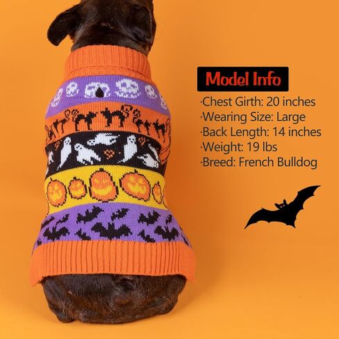 KYEESE Valentines Day Dog Sweaters Colorful Radiant Printing Love Design with Leash Hole Pet Sweater Pet Clothes,M in Kuwait