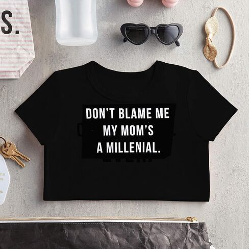تي شيرت أطفال مطبوع عليه عبارة Don't Blame Me، يناسب من عمر 6 إلى 12 شهرًا من ستيفان بيبي in Saudi Arabia