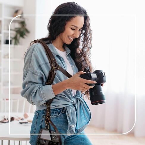 Camera Harness,Leather Camera Strap for 1 or 2 Camera | Dual Camera Harness for Photographers,Multi Camera Gear for Dslr/Slr Strap,Camera Strap Single or Dual in Saudi Arabia