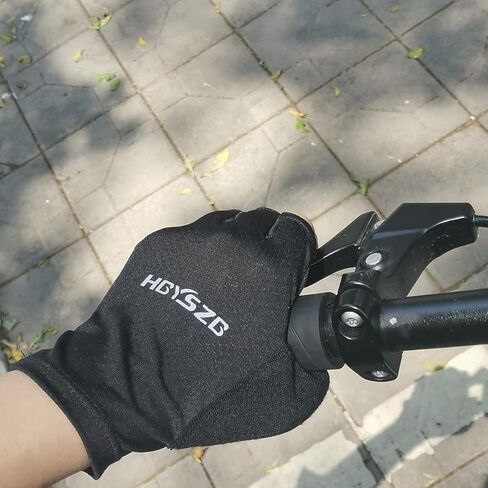 قفازات صيد LJCUTE للحماية من الشمس بدون أصابع للرجال والنساء، قفازات مريحة ومسامية لركوب الدراجات، قفازات مقاومة للانزلاق ومقاومة للاهتراء للمشي لمسافات طويلة والقيادة والصيد والجري in Kuwait