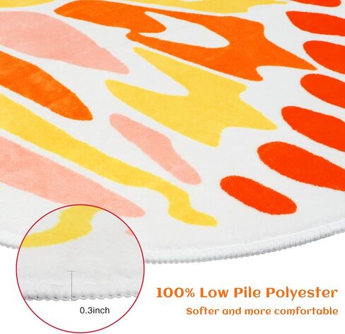 سجادة AKASISRUG للأطفال على شكل فراشة مقاس 3 × 4 أقدام فائقة النعومة وكومة منخفضة للأطفال، سجادة لعب للأطفال قابلة للغسل، لطيفة ملونة وغير قابلة للانزلاق، سجادة منطقة الحضانة للأطفال الصغار ديكور غرفة نوم (متعدد الألوان) in Kuwait