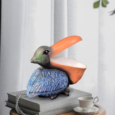 تمثال البجع من تشانغتشينغ، وعاء حلوى ممتع لمكتب المكتب، ديكور المنزل من الراتنج، وعاء المفاتيح، تمثال الطيور، النحت على الطاولة، صندوق تزيين فني، محفظة الهاتف، حاوية تخزين متنوعة، هدايا الانتقال لمنزل جديد in Kuwait