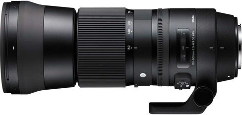 Sigma 150-600mm f/5-6.3 DG OS HSM Contemporary Lens for Canon EF Mount (USA) Standard Bundle with 6AVE Deluxe Camera Lens Cleaning Kit in Saudi Arabia