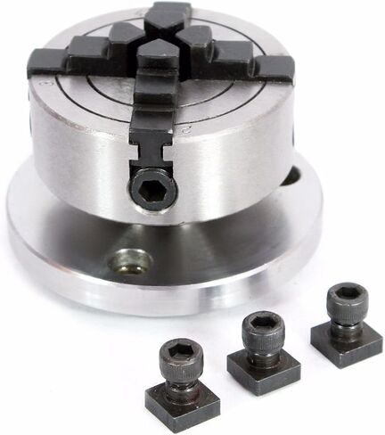70 mm- 4 Jaws Independent Chuck with Back Plate & T-nuts for Milling in Saudi Arabia