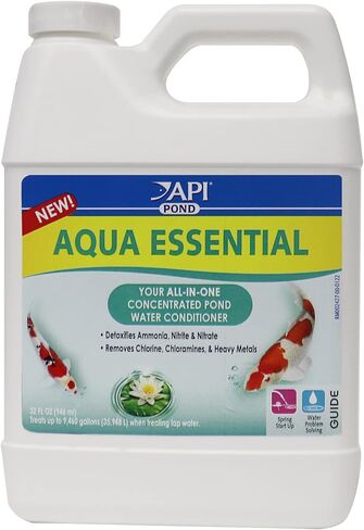 API Pond Aqua Essential Water Conditioner, All-in-One Highly Concentrated Pond Formula, Instantly Removes Chlorines, Chloramines, Ammonia, Nitrites, Nitrates and Neutralizes Heavy Metal in Saudi Arabia