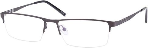 Shortsighted Glasses Nearsighted Glasses Men Women Alloy Half-Frame Strengths -0.5 to -6.0 in Saudi Arabia