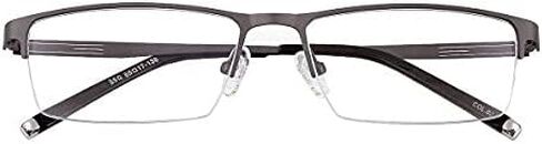 Shortsighted Glasses Nearsighted Glasses Men Women Alloy Half-Frame Strengths -0.5 to -6.0 in Saudi Arabia