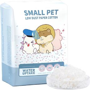 مفارش سرير ورقية للهامستر من جوسونتي، 1 باوند، بطانات اقفاص نظيفة ومريحة للتحكم في الرائحة لحيوانات الخنازير الغينية واليربوع والحيوانات الصغيرة الاخرى in Kuwait