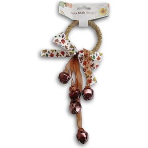 Autumn Fall Door Hanger with Jingle Bells - Colors Vary - 10.5 Inches in Kuwait