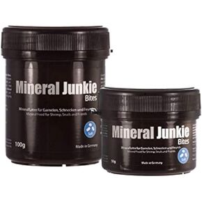 GlasGarten Mineral Junkie Bites (Sticks) for Shrimps, Crayfish, Crabs, Snails (50g)