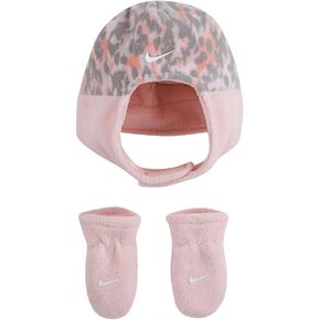 Nike Infant/Toddler Boy's 2-Piece Swoosh Fleece Hat & Mittens Set