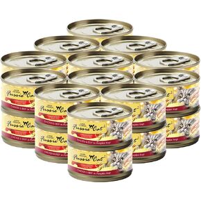 Fussie Cat Super Premium Chicken Formula in Gravy Grain-Free Wet Cat Food 2.82oz, case of 24