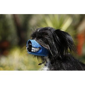 Cesar Millan Funny Muzzle, Smiley (Size 1, Yellow)