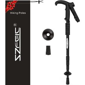 اعمدة رحلات خفيفة للغاية، اعمدة قابلة للطي مضادة للصدمات للمشي لمسافات طويلة والتخييم وتسلق الجبال وحقائب الظهر والرحلات in Kuwait