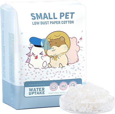 JOUSONTY Hamster Paper Bedding 12L,Clean&Cozy Odor Control Cages Liners for Guinea Pig Gerbils and Other Small Animals Hideout Habitat in Kuwait