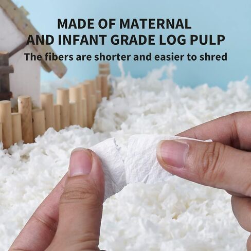 JOUSONTY Hamster Paper Bedding 12L,Clean&Cozy Odor Control Cages Liners for Guinea Pig Gerbils and Other Small Animals Hideout Habitat in Kuwait