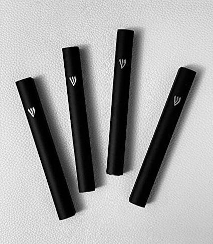 حافظة A&S Mezuzot Alumium Mezuzah باللون الفضي بتصميم شين مقاوم للطقس، باب Mezuza Judaica Art لمباركة المنزل (أسود، 5 بوصات) in Saudi Arabia