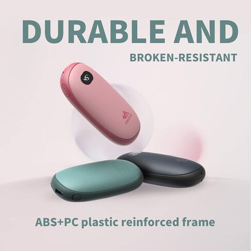 Unigear Electric Hand Warmers Rechargeable, 10000mAh Portable USB Hand Warmer & Power Bank with 21 Heating Levels and Quick Charge, 1 Second Fast Heat up, Great for Raynauds, Outdoor Sports, Camping in Kuwait