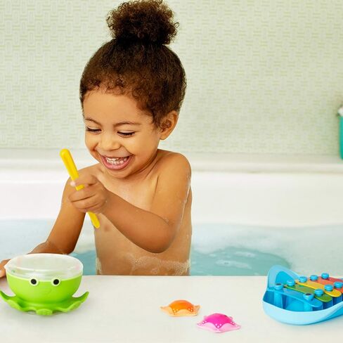 Munchkin® Bath Beats™ Musical Toddler Bath Toy Set, Includes Xylophone, Bath Drum & Shakers in Saudi Arabia