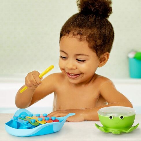 Munchkin® Bath Beats™ Musical Toddler Bath Toy Set, Includes Xylophone, Bath Drum & Shakers in Saudi Arabia